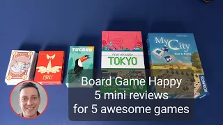 5 Mini Reviews For 5 Awesome Games by Board Game Happy