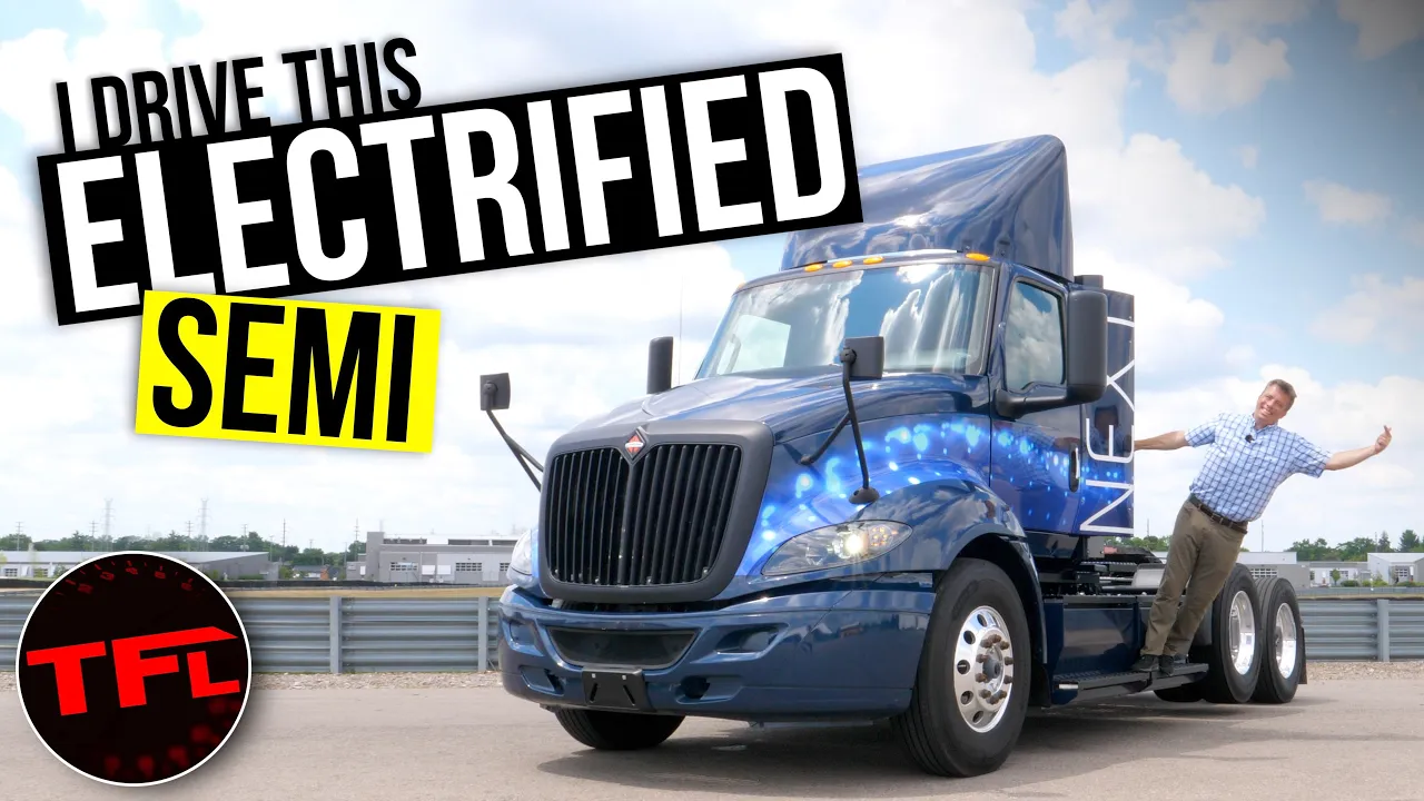 Badass EV Big Rig - This International 18-Wheeler Packs a Huge Surprise!