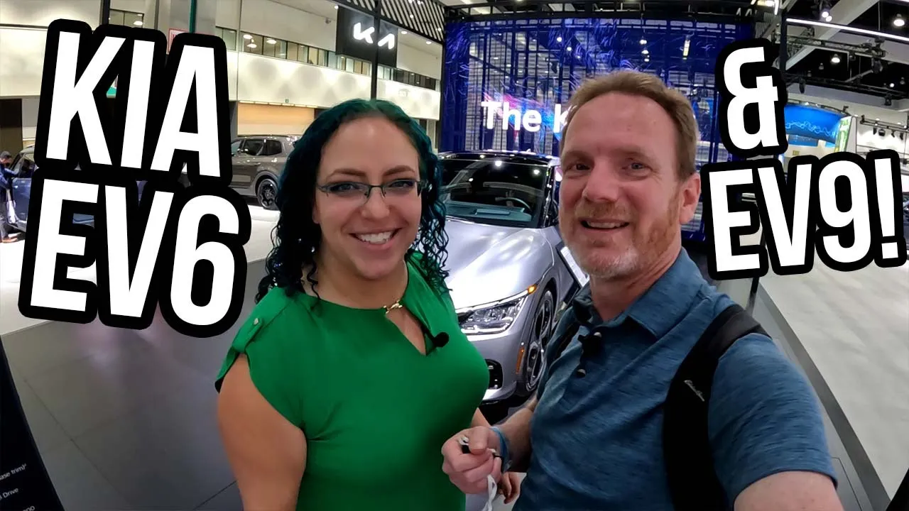 KIA EV6 (and EV9 REVEAL) at the Los Angeles Auto Show!