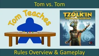 Tom Teaches Tzolk'in (Rules Overview & Gameplay)