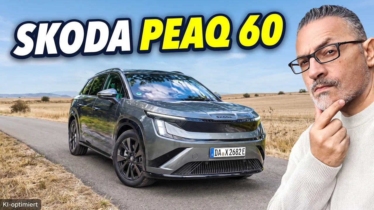 Škoda Peaq 60 im Test: Reicht der kleine Akku im 7-Sitzer?