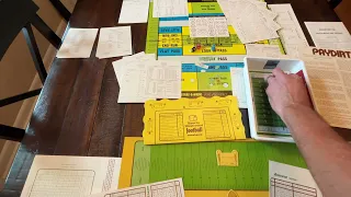 Training camp is open! Playing 2 #football games at the same time (Strat-O-Matic and Paydirt!)