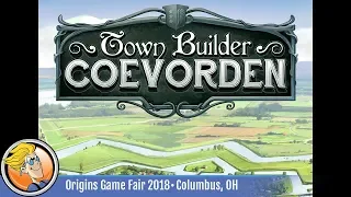 Town Builder: Coevorden — game overview at Origins Game Fair 2018