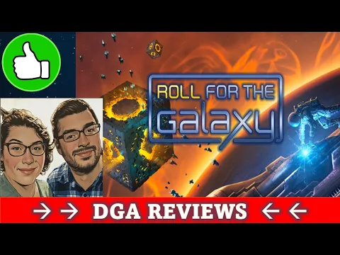 DGA Reviews Board Games: Roll For The Galaxy (Cozy Game Night)