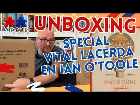 Unboxing INVENTIONS: Evolution of Ideas en andere spellen van Vital Lacerda en Ian O'Toole