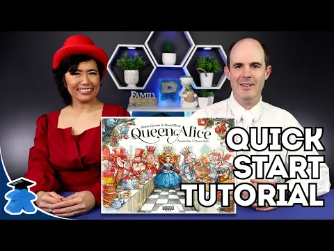 Queen Alice - Start Playing in 13 minutes - Concise Board Game Tutorial