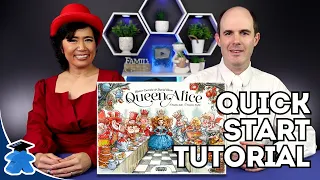 Queen Alice - Start Playing in 13 minutes - Concise Board Game Tutorial