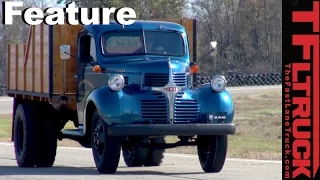 We drive the GrandDaddy of Heavy Duty Trucks -1947 Dodge Truck on the Road