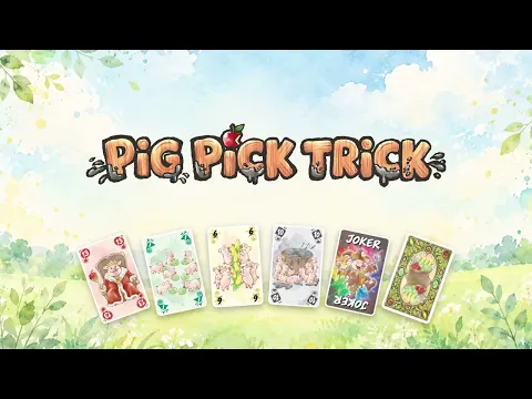 【ゲムマ2026秋】PIG PICK TRICK(ピピトリ)｜Trick-Taking × Old Maid!［30秒CM］