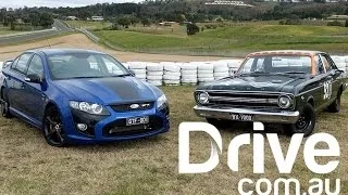 Falcon GT F and XR Bathurst winner at Mount Panorama | Drive.com.au
