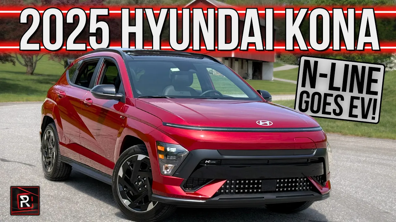 The 2025 Hyundai Kona N-Line Is An Affordable Small Sporty SUV That Is Discreetly Electric