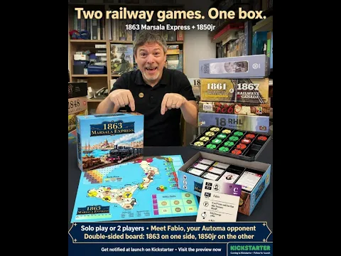 1863 Marsala Express is coming to Kickstarter