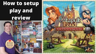 Catapult Kingdoms Feud - how to setup play and review with tower destruction #amassgames #fun #tower