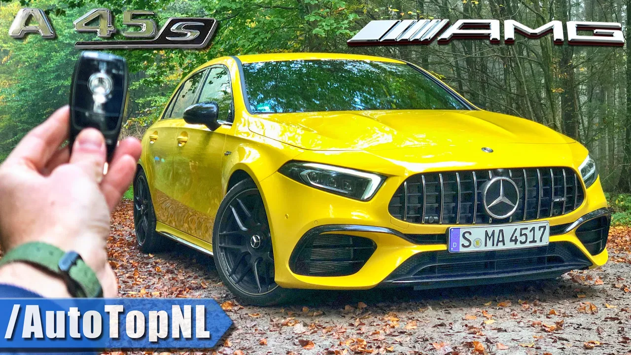 MERCEDES-AMG A45 S 4Matic+ REVIEW POV on ROAD & AUTOBAHN by AutoTopNL