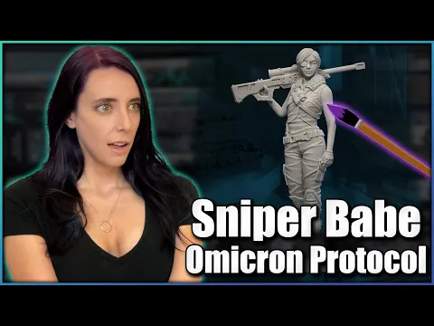A Little Lady with a Big BANG!! | Omicron Protocol Painting