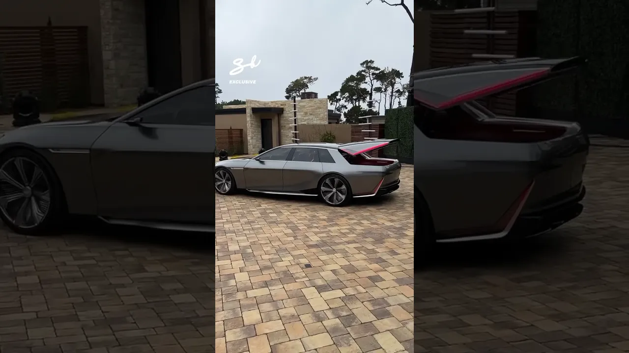 You've never seen a sedan like this before…😍 #conceptcar #sedan #supercar