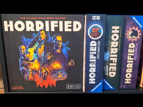 Horrified: Universal Monsters! #solo Playthrough (Part 1!) #halloween #gameplay
