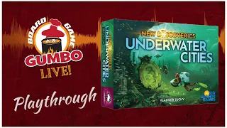 Underwater Cities playthrough with the New Discoveries expansion! (2p)