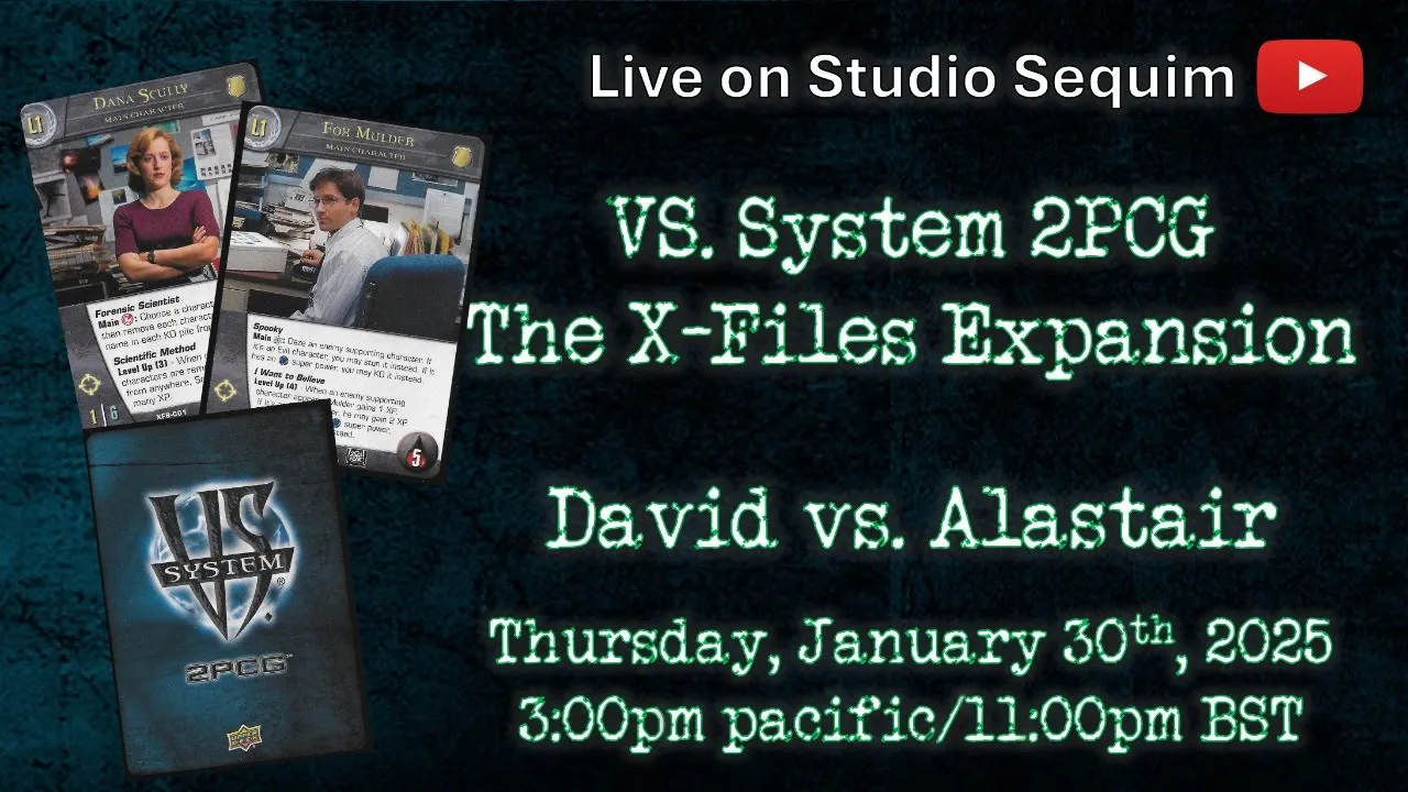 VS. System 2PCG Matchups - David vs. Alastair - 1.30.2025