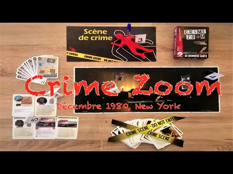 Crime Zoom : Jouer carte sur table !