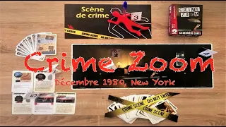 Crime Zoom : Jouer carte sur table !