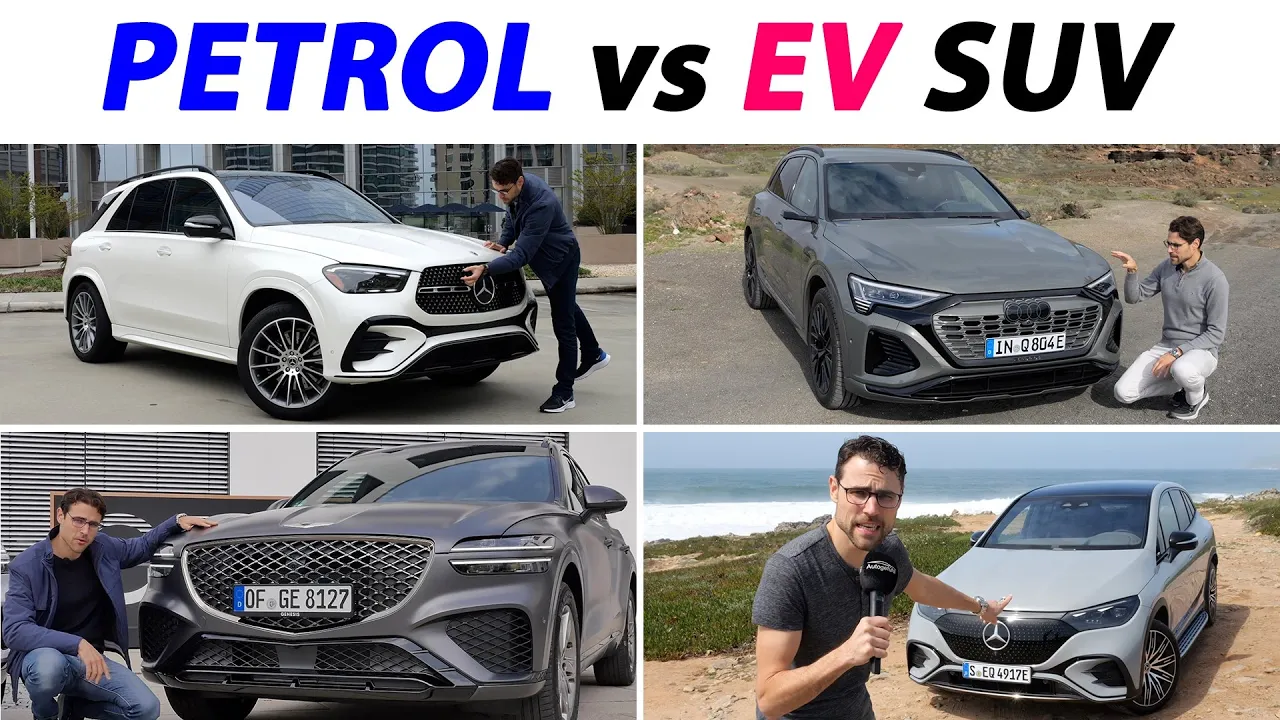 SUV comparison BMW X5 vs iX vs Mercedes GLE vs EQE SUV vs Genesis GV70 (EV) vs Audi SQ8 vs Q8 etron