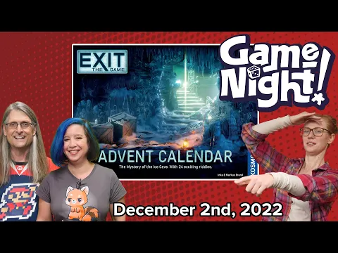 GameNight! 25 Days of Advent - Exit: The Game – Advent Calendar: The Mystery of the Ice Cave Dec. 2