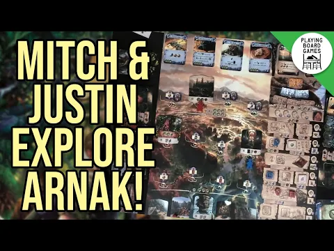 Two manly men explore the LOST RUINS OF ARNAK! (Board Game Gameplay)