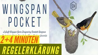 Wingspan Pocket Regeln Anleitung Spielanleitung Kartenspiel Familienspiel Flügelschlag Pocket