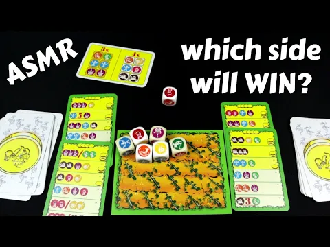 ASMR Solo Board Game Playthrough - WURFEL BOHNANZA