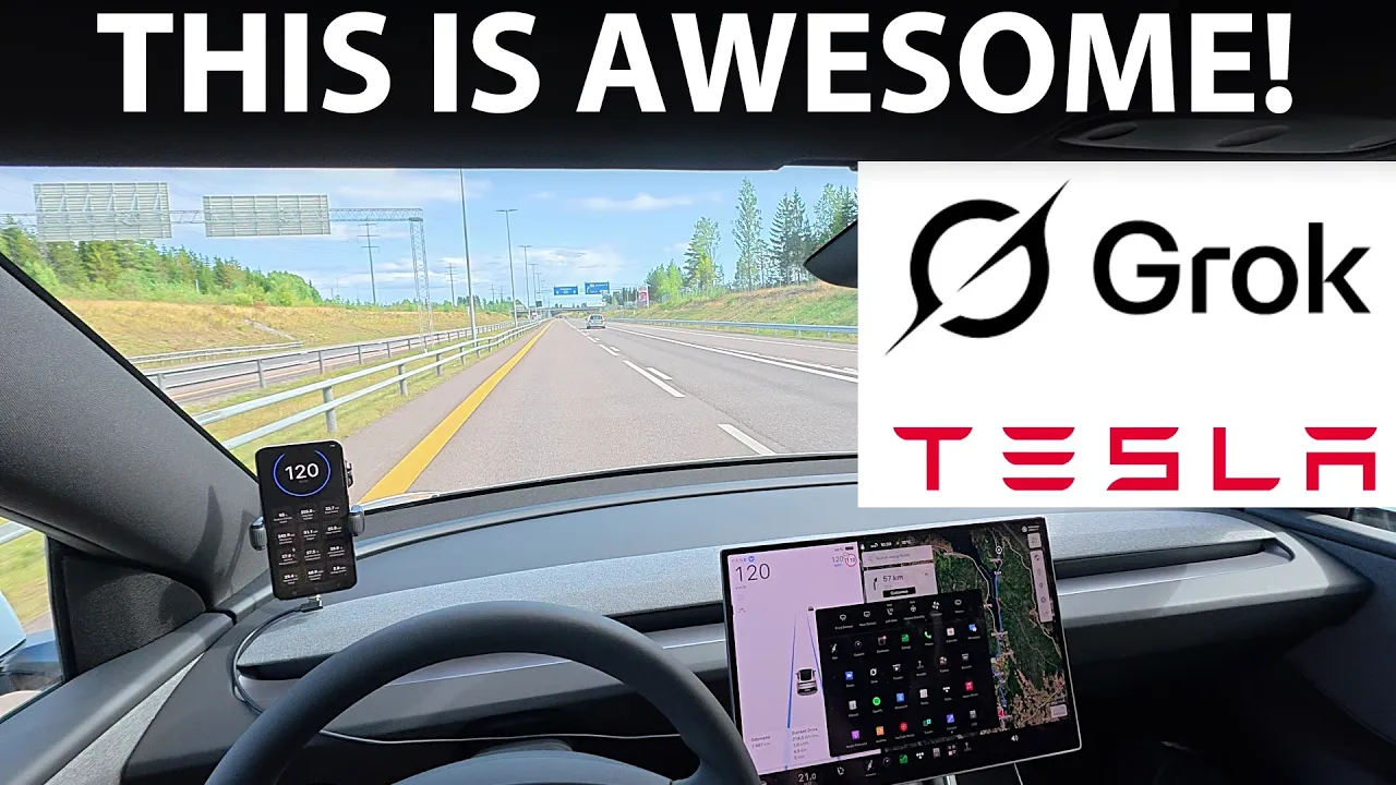 Testing Grok AI in Tesla Model Y Standard - It's excellent but has some issues