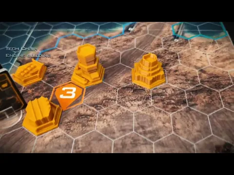 Shatterfields - Game overview #2 - Tech chain and engine building