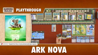 Ark Nova: 2-player playthrough