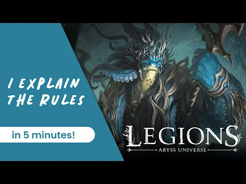 I explain the rules of the game LEGIONS in under 5 minutes!