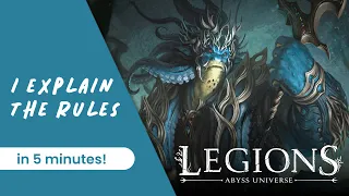 I explain the rules of the game LEGIONS in under 5 minutes!
