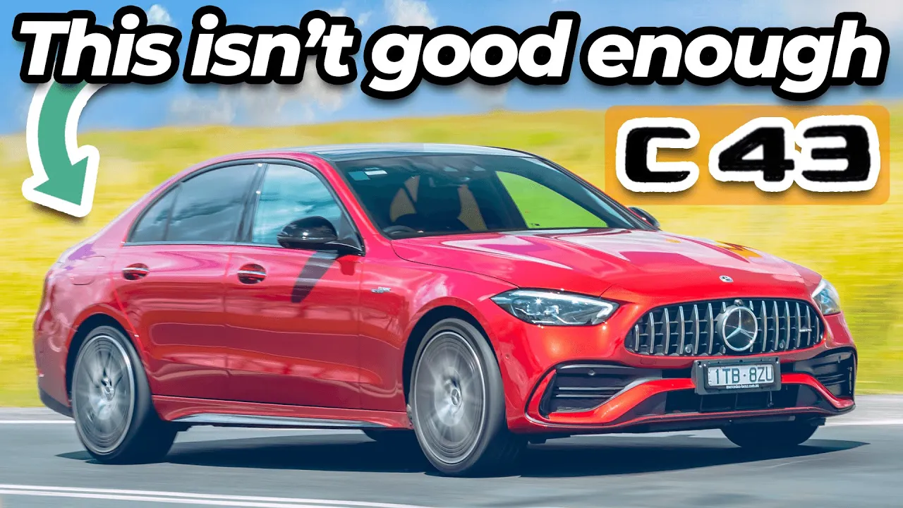 Shock findings: jerky auto & rough ride undo the new C43 (Mercedes-AMG C43 2023 review)