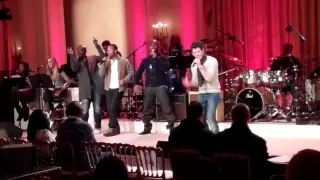 JL, Jamie Foxx, Seal and Nick Jonas Rehearse For The Motown Tribute, The White House