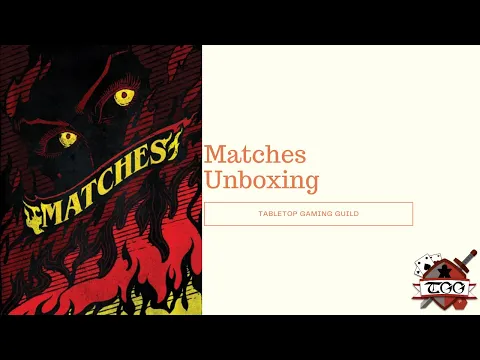 Matches Board Game Unboxing