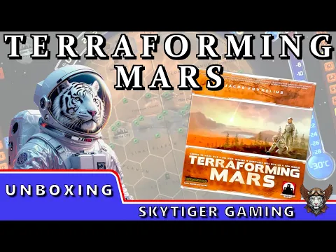 Terraforming Mars Board Game Unboxing | Components & First Impressions