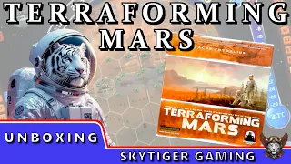 Terraforming Mars Board Game Unboxing | Components & First Impressions