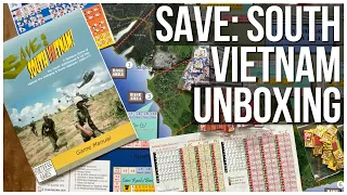 Save: South Vietnam | Fortress Games | Solitaire Wargame Historical Board Game | Vietnam War