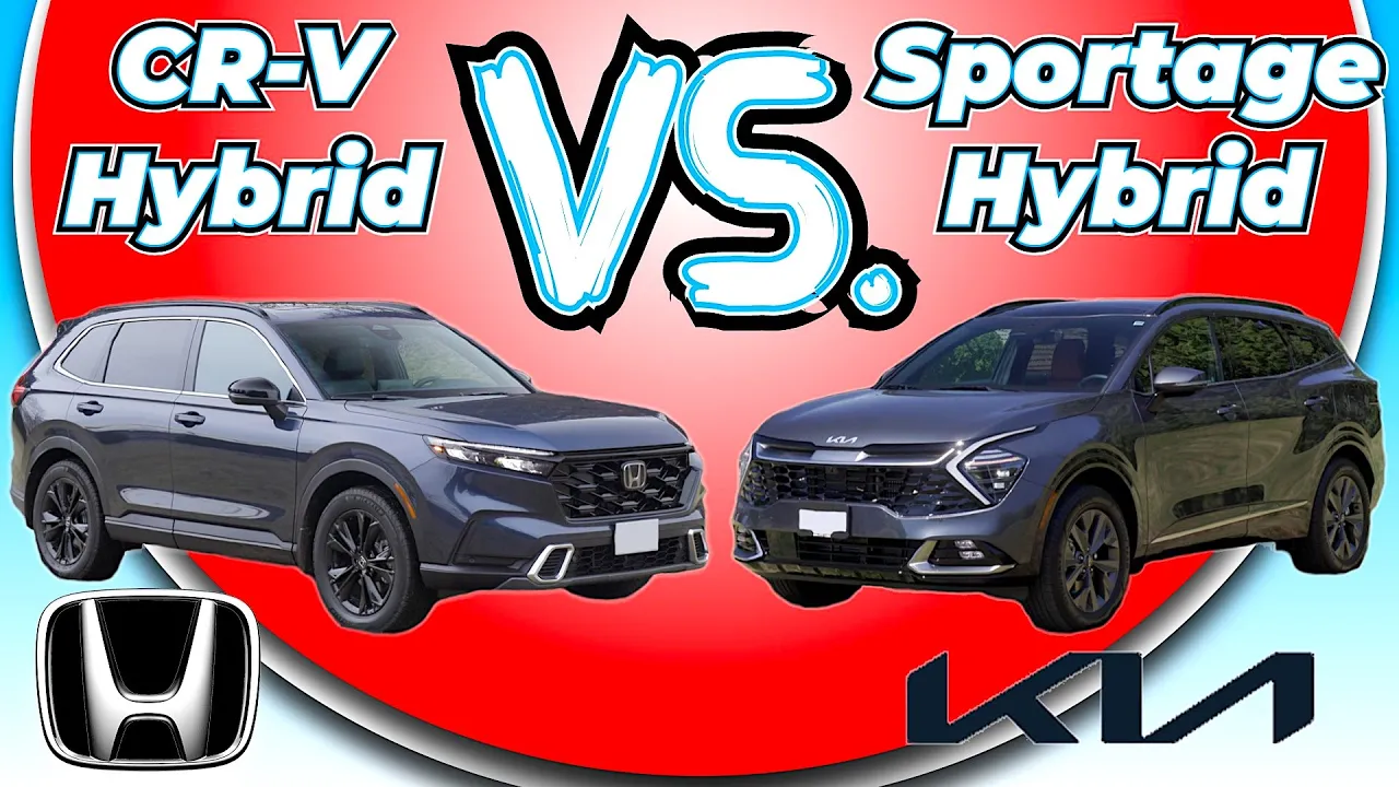 Honda CR-V hybrid VS Kia Sportage hybrid comparison