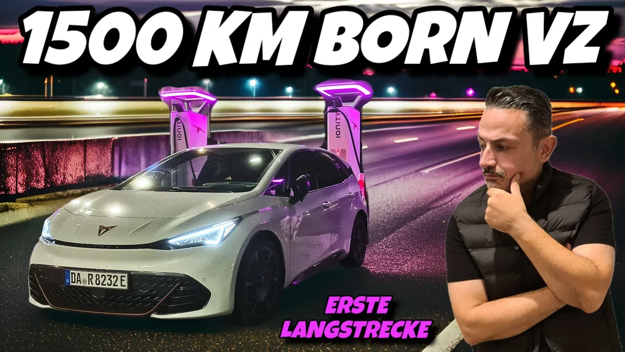 Cupra Born VZ erste Langstrecke im Winter. 1200 Km Autobahn im Elektroauto. #cupraborn