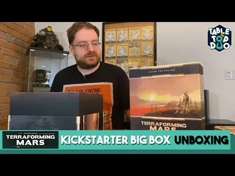 Terraforming Mars Big Box Unboxing --Terraforming Mars 3d Tiles!! & New Player Boards