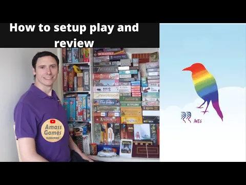 AVES how to setup play and review #boardgame #games #tabletop #birds AmassGames #4k #bga #gametok