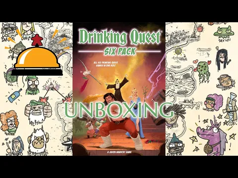 Drinking Quest Six Pack Unboxing! All six Drinking Quest games upgraded and in one box!