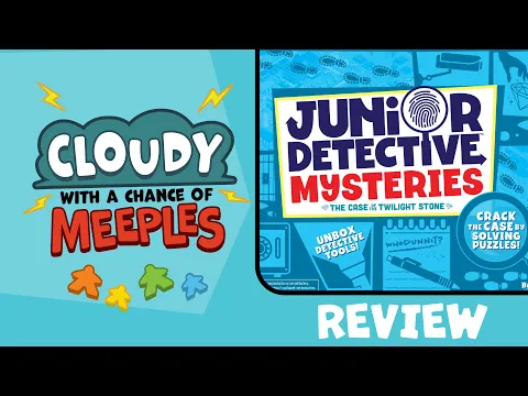 Junior Detective Mysteries Review - Cloudy with a Chance of Meeples