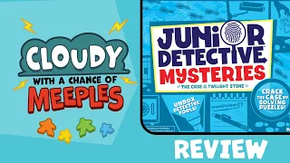 Junior Detective Mysteries Review - Cloudy with a Chance of Meeples