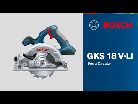 Serra Circular Bosch 18V a Bateria 6.1/2" GKS 185-LI para Madeira