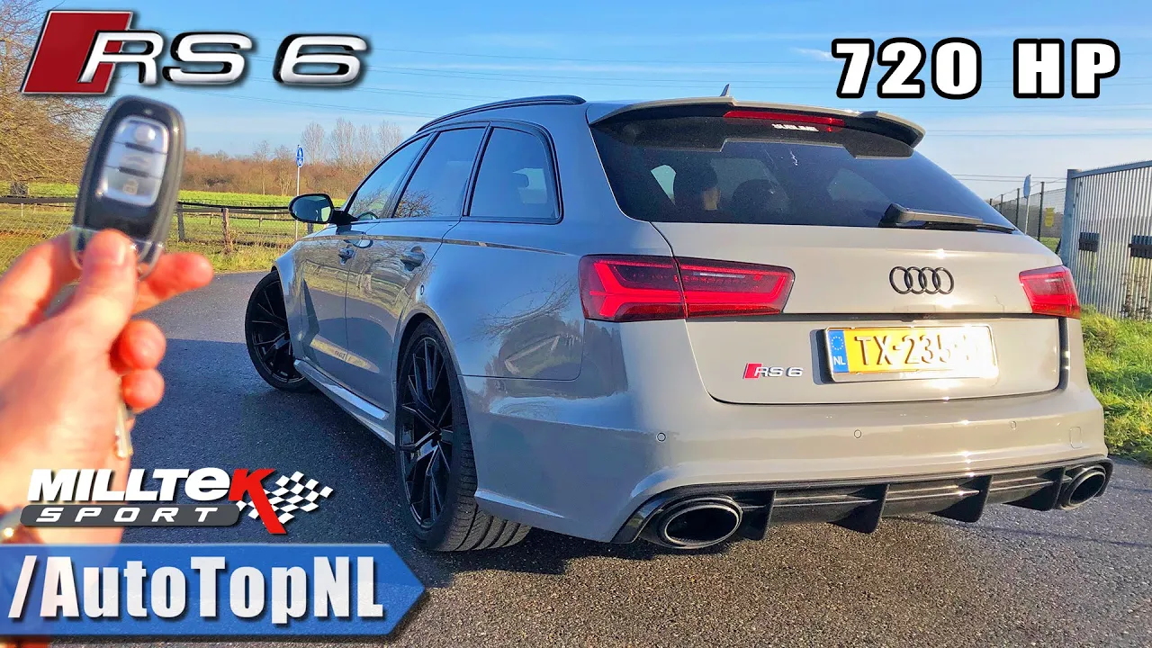 720HP AUDI RS6 PERFORMANCE | REVIEW POV on AUTOBAHN (NO SPEED LIMIT) by AutoTopNL